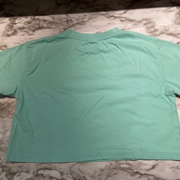 🎀 3 for $25 Zara Girls Boxy Top in Green Size 13/14 GUC - Picture 7 of 13